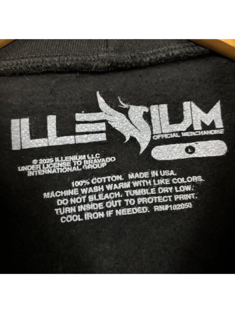 DJ Illenium Odyssey Album Zip-Up Hoodie Size Large - Picture 4 of 4